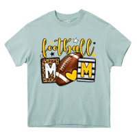 Arona Football mom yellow team color Heavy Core Tee - HowdyJamesFarm
