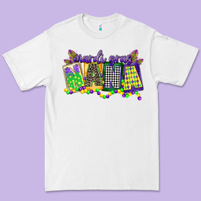 Mardi Gras Nana Premium Tee Designed By Cowgirlartshop