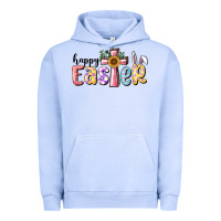 Pigment Grape Ice Happy Easter With Cross Urban Hoodie - RanaPortraitStore