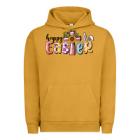 Pigment Peanut Butter Happy Easter With Cross Urban Hoodie - RanaPortraitStore