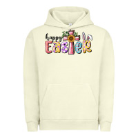 Pigment Pistachio Happy Easter With Cross Urban Hoodie - RanaPortraitStore