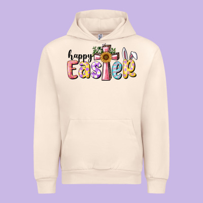 Happy Easter With Cross Urban Hoodie Designed By Ranaportraitstore