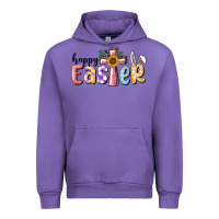 Tulip Happy Easter With Cross Urban Hoodie - RanaPortraitStore
