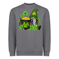 Storm st patricks gnome and pot of gold Heavyweight Sweatshirt - AdoDesignShop
