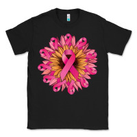 Black Cancer ribbon sunflower Cancer Awareness Classic Tee - HowdyJamesFarm