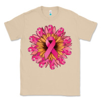 Mushroom Cancer ribbon sunflower Cancer Awareness Classic Tee - HowdyJamesFarm