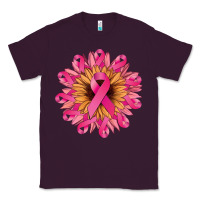 Plum Cancer ribbon sunflower Cancer Awareness Classic Tee - HowdyJamesFarm