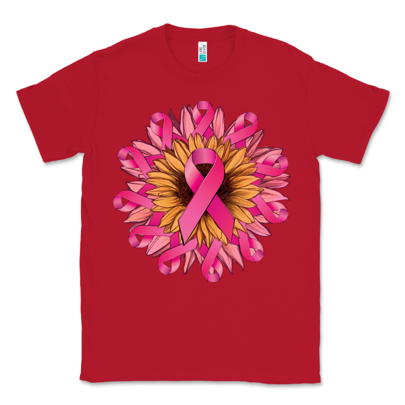 Cancer Ribbon Sunflower Cancer Awareness Classic Tee by HowdyJamesFarm | Teevron