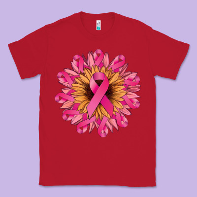 Cancer Ribbon Sunflower Cancer Awareness Classic Tee Designed By Howdyjamesfarm
