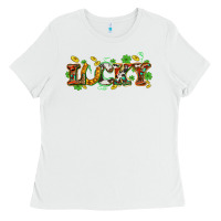 White St. Patrick's Western lucky and shamrocks Ladies Tee - OliviaCreatesArt