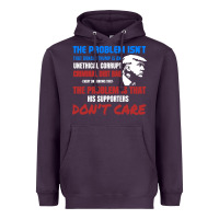Plum criminal dirtbag anti trump Heavyweight Hoodie - baoMotion