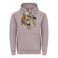 Vintage Zinc inhale peace exhale chaos chest Vintage Hoodie - FaDigitalArtStudio