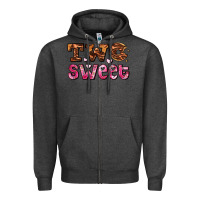 Charcoal Heather two sweet donut Zipper Hoodie - AdoDesignShop