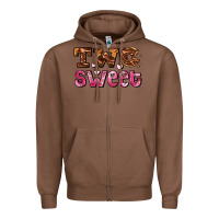 Chestnut two sweet donut Zipper Hoodie - AdoDesignShop