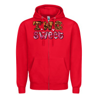 Red two sweet donut Zipper Hoodie - AdoDesignShop
