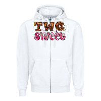 White two sweet donut Zipper Hoodie - AdoDesignShop