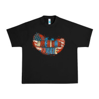 Black American junkie 4th of july Urban Heavy Tee - FaDigitalArtStudio