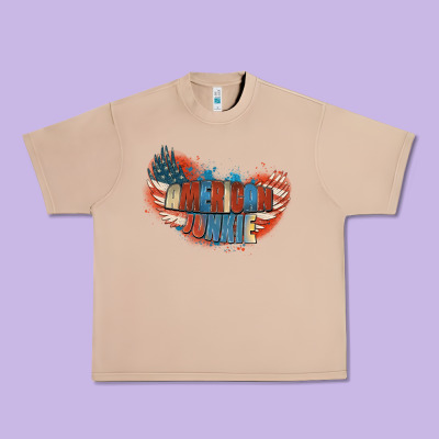 American Junkie 4th Of July Urban Heavy Tee Designed By Fadigitalartstudio