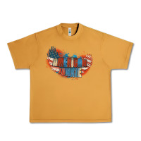Peanut Butter American junkie 4th of july Urban Heavy Tee - FaDigitalArtStudio