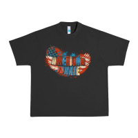 Pigment Black American junkie 4th of july Urban Heavy Tee - FaDigitalArtStudio