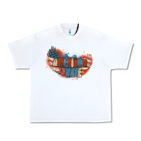 White American junkie 4th of july Urban Heavy Tee - FaDigitalArtStudio