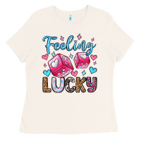 Bone feeling lucky valentine's day olivia Ladies Tee - OliviaCreatesArt