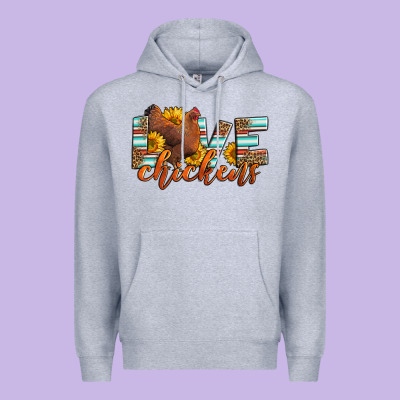 Love Chickens Premium Hoodie Designed By Lillyallendesigns
