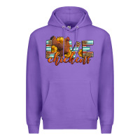 Purple love chickens Premium Hoodie - LillyAllenDesigns