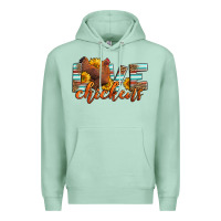 Seafoam love chickens Premium Hoodie - LillyAllenDesigns