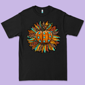 Pumpkin Sunflower Premium Tee Designed By Ranaportraitstore