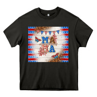 Asphalt American mama Heavy Core Tee - TumblerDesignByShophia