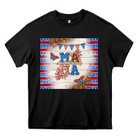 Black American mama Heavy Core Tee - TumblerDesignByShophia