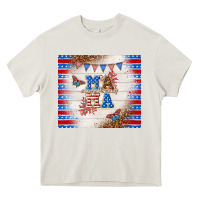 Cream American mama Heavy Core Tee - TumblerDesignByShophia