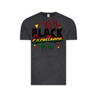 Vintage Black It's the black excellence for me Vintage Tee - FaDigitalArtStudio