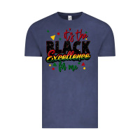 Vintage Denim It's the black excellence for me Vintage Tee - FaDigitalArtStudio