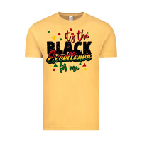 Vintage Mustard It's the black excellence for me Vintage Tee - FaDigitalArtStudio