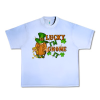 Grape Ice lucky i'm gnome it St. Patricks Day Urban Heavy Tee - FaDigitalArtStudio
