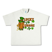 Pistachio lucky i'm gnome it St. Patricks Day Urban Heavy Tee - FaDigitalArtStudio