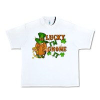 White lucky i'm gnome it St. Patricks Day Urban Heavy Tee - FaDigitalArtStudio