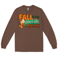 Chestnut fall is my favorite color Long Sleeve Tee - BundleAndBundleShop