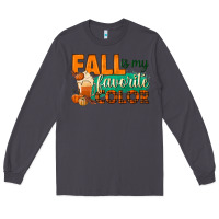 Smoke fall is my favorite color Long Sleeve Tee - BundleAndBundleShop