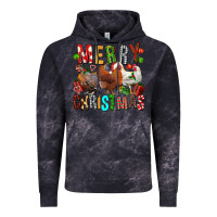 Cloud Black Merry christmas chickens Vintage Hoodie - FaDigitalArtStudio