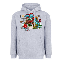 Heather Grey Christmas sunflower gemstone nurse Heavyweight Hoodie - JahusDesignShop
