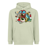 Matcha Christmas sunflower gemstone nurse Heavyweight Hoodie - JahusDesignShop