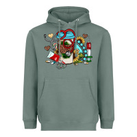 Sage Christmas sunflower gemstone nurse Heavyweight Hoodie - JahusDesignShop