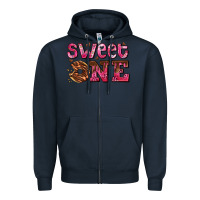 Navy sweet one donut Zipper Hoodie - AdoDesignShop