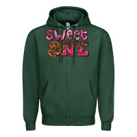 Sports Green sweet one donut Zipper Hoodie - AdoDesignShop