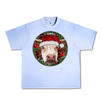 Grape Ice Hereford Cow Christmas Urban Heavy Tee - RanaPortraitStore