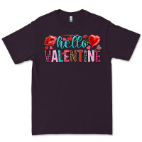 Plum Hello Valentine Premium Tee - HowdyJamesFarm