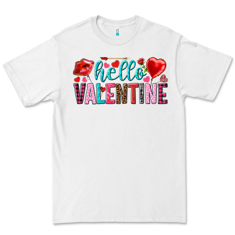 Hello Valentine Premium Tee by HowdyJamesFarm | Teevron
